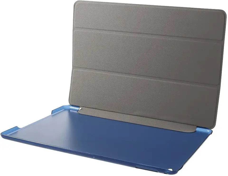 Apple iPad 9.7 2017 / 2018 / Air (2) Hoes Tri-Fold Book Case Blauw afbeelding 12