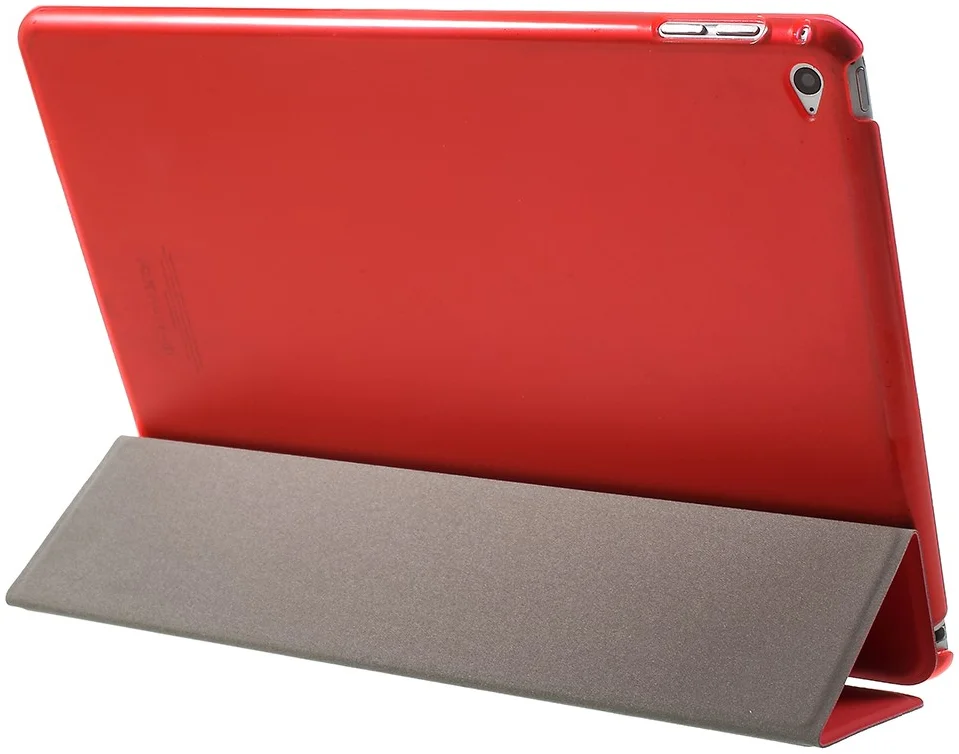 Apple iPad 9.7 2017 / 2018 / Air (2) Hoes Tri-Fold Book Case Rood afbeelding 10
