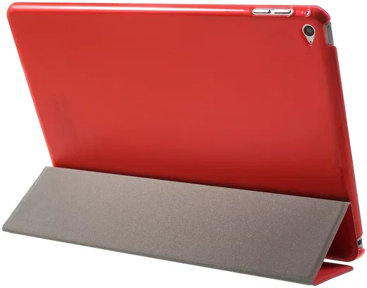 Apple iPad 9.7 2017 / 2018 / Air (2) Hoes Tri-Fold Book Case Rood afbeelding 10