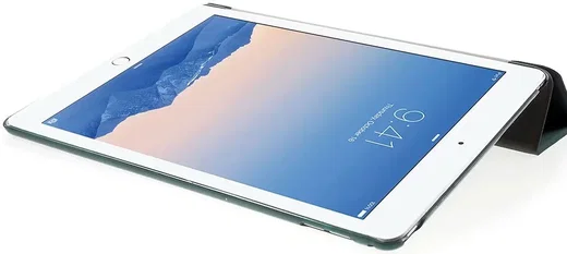 Apple iPad 9.7 2017 / 2018 / Air (2) Hoes Tri-Fold Book Case Groen afbeelding 11