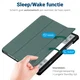 Apple iPad 10.2 (2021/2020/2019) Hoes Tri-Fold Book Case Groen afbeelding 9