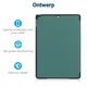 Apple iPad 10.2 (2021/2020/2019) Hoes Tri-Fold Book Case Groen afbeelding 3