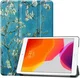 Apple iPad 10.2 (2021/2020/2019) Hoes Tri-Fold Book Case Blossom