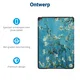 Apple iPad 10.2 (2021/2020/2019) Hoes Tri-Fold Book Case Blossom afbeelding 6