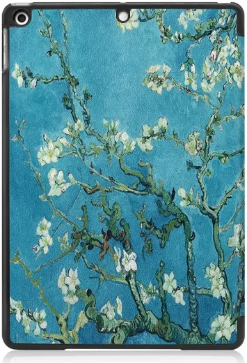 Apple iPad 10.2 (2021/2020/2019) Hoes Tri-Fold Book Case Blossom afbeelding 11