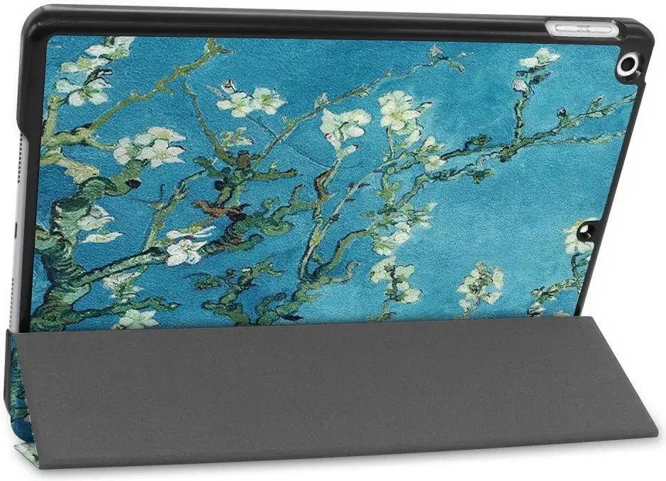 Apple iPad 10.2 (2021/2020/2019) Hoes Tri-Fold Book Case Blossom afbeelding 13