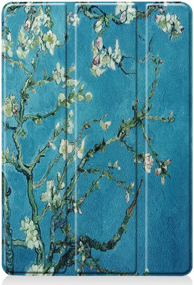 Apple iPad 10.2 (2021/2020/2019) Hoes Tri-Fold Book Case Blossom afbeelding 12