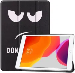 Apple iPad 10.2 (2021/2020/2019) Hoes Tri-Fold Book Case Touch afbeelding