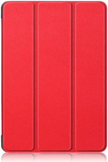 Apple iPad Air 10.9 (2020 / 2022) Hoes Tri-Fold Book Case Rood afbeelding 3