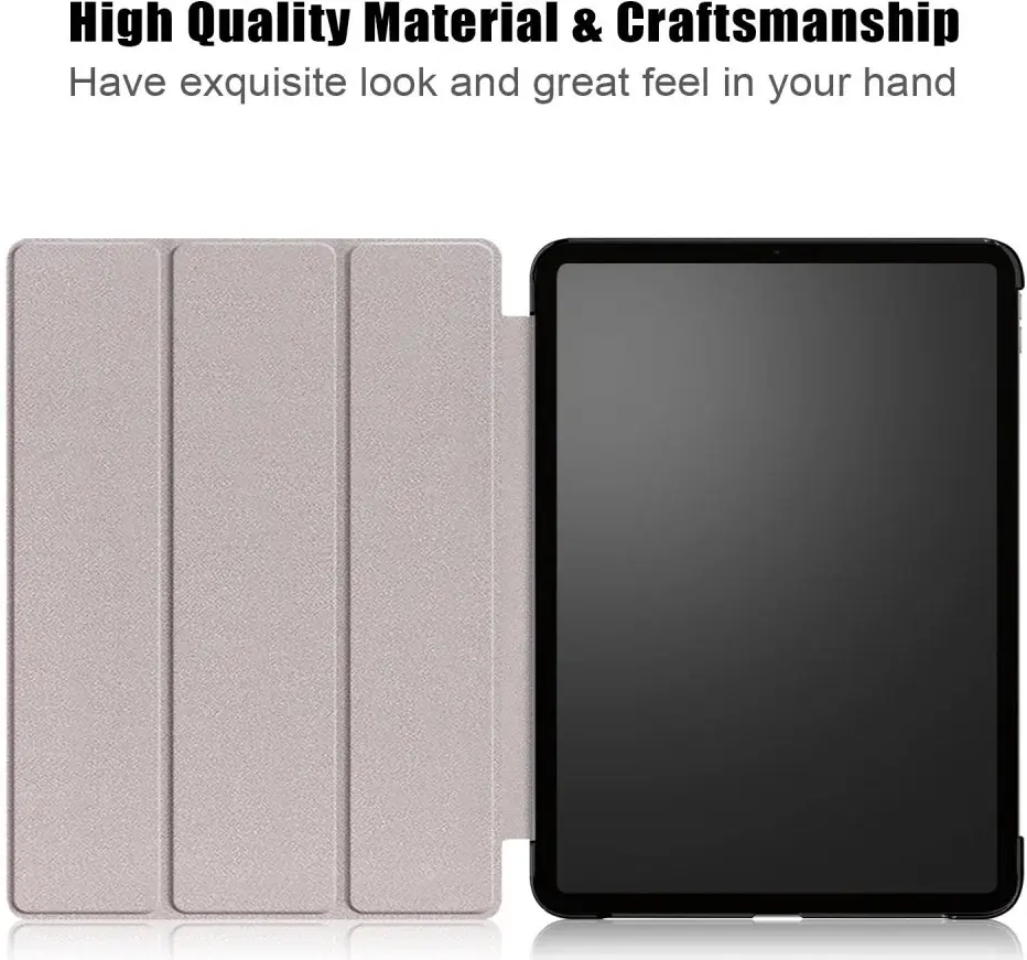 Apple iPad Air 10.9 (2020 / 2022) Hoes Tri-Fold Book Case Rood afbeelding 10