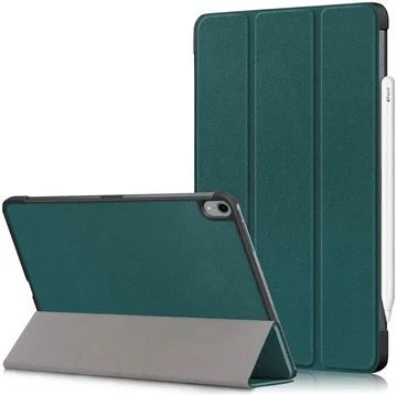 Apple iPad Air 10.9 (2020 / 2022) Hoes Tri-Fold Book Case Groen