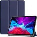 iPad Pro 12.9 Hoes Tri-Fold Book Case met Standaard Blauw