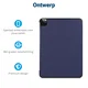 iPad Pro 12.9 Hoes Tri-Fold Book Case met Standaard Blauw afbeelding 3