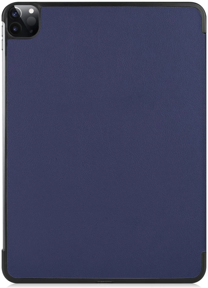 iPad Pro 12.9 Hoes Tri-Fold Book Case met Standaard Blauw afbeelding 11