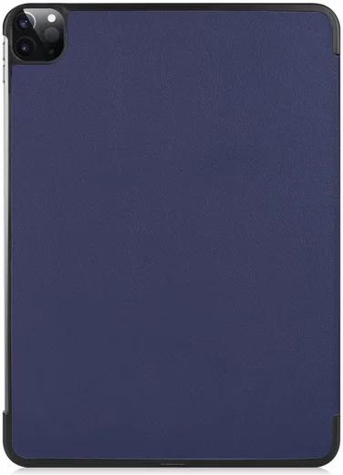 iPad Pro 12.9 Hoes Tri-Fold Book Case met Standaard Blauw afbeelding 11