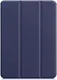 iPad Pro 12.9 Hoes Tri-Fold Book Case met Standaard Blauw afbeelding 12