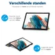 iPad Pro 12.9 Hoes Tri-Fold Book Case met Standaard Sterren Nacht afbeelding 6