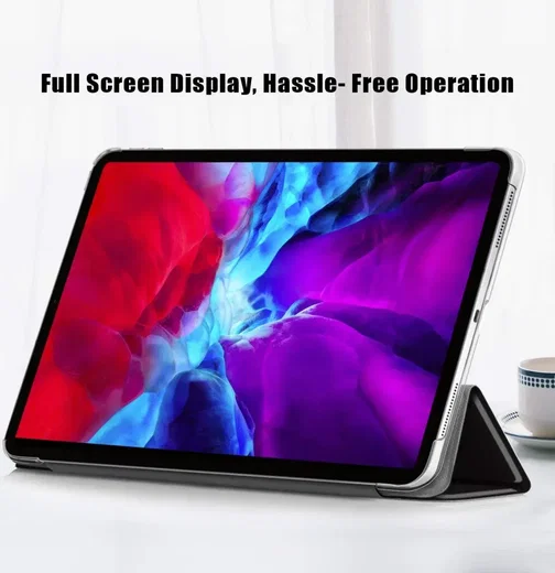 iPad Pro 12.9 Hoes Tri-Fold Book Case met Standaard Touch afbeelding 6