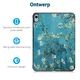 Apple iPad 11 (2025) / 10.9 (2022) Hoes Tri-Fold Book Case Blossom Print afbeelding 3