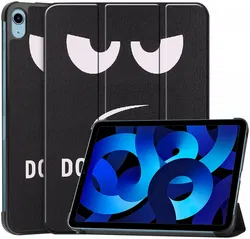 Apple iPad 11 (2025) / 10.9 (2022) Hoes Tri-Fold Book Case Touch Print afbeelding