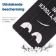 Apple iPad 11 (2025) / 10.9 (2022) Hoes Tri-Fold Book Case Touch Print afbeelding 2