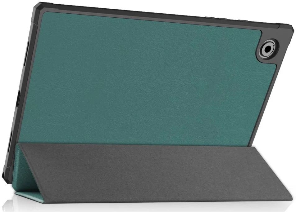 Samsung Galaxy Tab A8 Hoes Tri-Fold Book Case Groen afbeelding 12