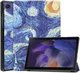 Samsung Galaxy Tab A8 Hoes Tri-Fold Book Case Sterrennacht