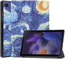 Samsung Galaxy Tab A8 Hoes Tri-Fold Book Case Sterrennacht