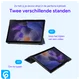 Samsung Galaxy Tab A8 Hoes Tri-Fold Book Case Sterrennacht afbeelding 6
