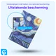 Samsung Galaxy Tab A8 Hoes Tri-Fold Book Case Sterrennacht afbeelding 2