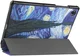 Samsung Galaxy Tab A8 Hoes Tri-Fold Book Case Sterrennacht afbeelding 9