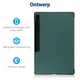 Samsung Galaxy Tab S11 Ultra / S10 Ultra Hoes Tri-Fold Book Case Standaard Groen afbeelding 3
