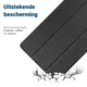 Lenovo Tab M10 HD Gen 2 Hoes Tri-Fold Book Case met Standaard Zwart afbeelding 2