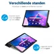 Lenovo Tab M10 Plus / FHD Plus Hoes Tri-Fold Book Case Standaard Zwart afbeelding 6