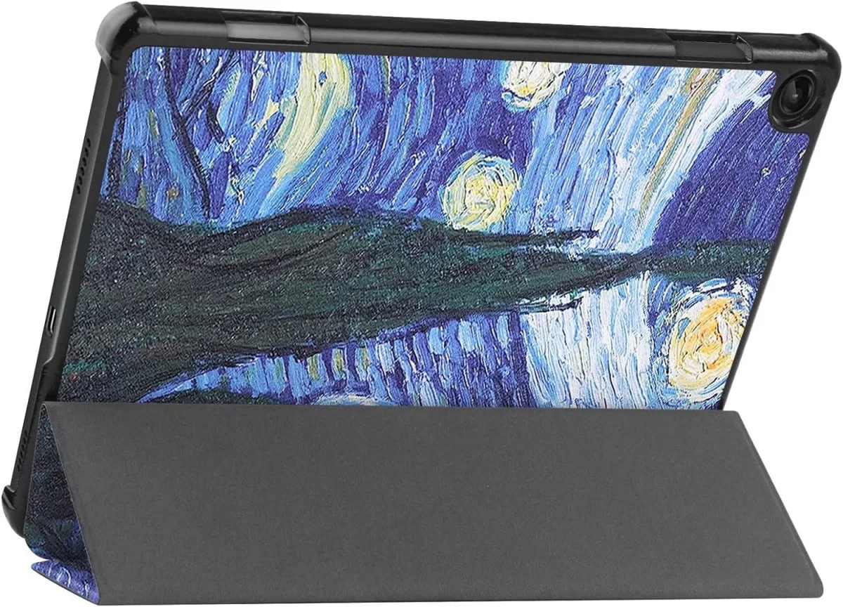 Lenovo Tab M10 Plus Gen 3 Hoes Tri-Fold Book Case Sterrennacht afbeelding 11
