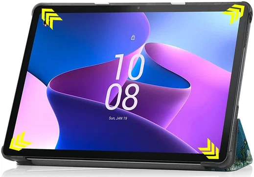 Lenovo Tab M10 Plus Gen 3 Hoes Tri-Fold Book Case Blossom afbeelding 14