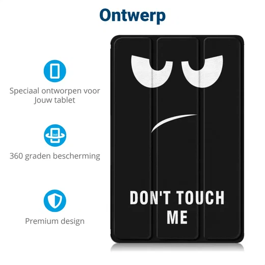 Lenovo Tab M10 Plus Gen 3 Hoes Tri-Fold Book Case Touch afbeelding 3