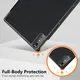 Lenovo Tab P11 Gen 2 Hoes Tri-Fold Book Case met Standaard Zwart afbeelding 5