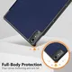 Lenovo Tab P11 Gen 2 Hoes Tri-Fold Book Case met Standaard Blauw afbeelding 4