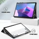 Lenovo Tab P11 Pro Gen 2 Hoes Tri-Fold Book Case met Standaard Zwart afbeelding 4