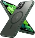 Apple iPhone 11 Hoesje met MagSafe Back Cover Matte Donkergroen