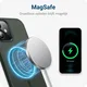 Apple iPhone 11 Hoesje met MagSafe Back Cover Matte Donkergroen afbeelding 4