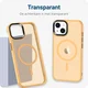 Apple iPhone 12 / 12 Pro Hoesje met MagSafe Matte Back Cover Oranje afbeelding 10