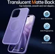 Apple iPhone 12 Pro Max Hoesje MagSafe Back Cover Matte Lila afbeelding 5