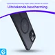 Apple iPhone 12 Pro Max Hoesje MagSafe Back Cover Matte Zwart afbeelding 5