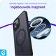 Apple iPhone 12 Pro Max Hoesje MagSafe Back Cover Matte Zwart afbeelding 7