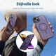 Apple iPhone 13 Hoesje met MagSafe Back Cover Matte Paars afbeelding 7