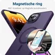 Apple iPhone 13 Hoesje met MagSafe Back Cover Matte Paars afbeelding 4