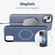 Apple iPhone 13 Hoesje met MagSafe Back Cover Matte Blauw afbeelding 2
