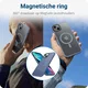 Apple iPhone 13 Hoesje met MagSafe Back Cover Matte Blauw afbeelding 4